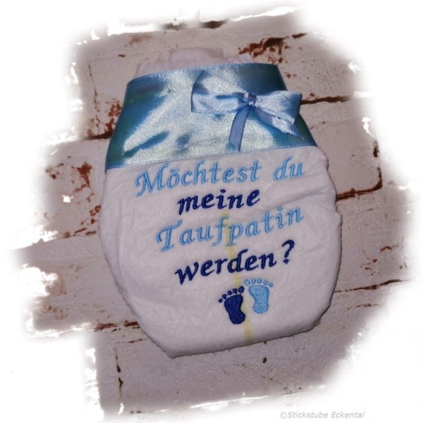 Windel Taufpatin